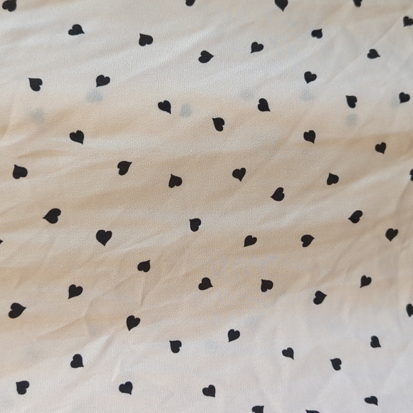 Sweet Rain Flutter Sleeve Tie Neck Top - Picture 6 of 6